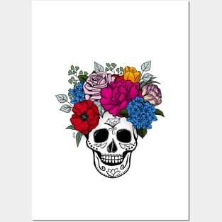 Sugar skull Posters and Art